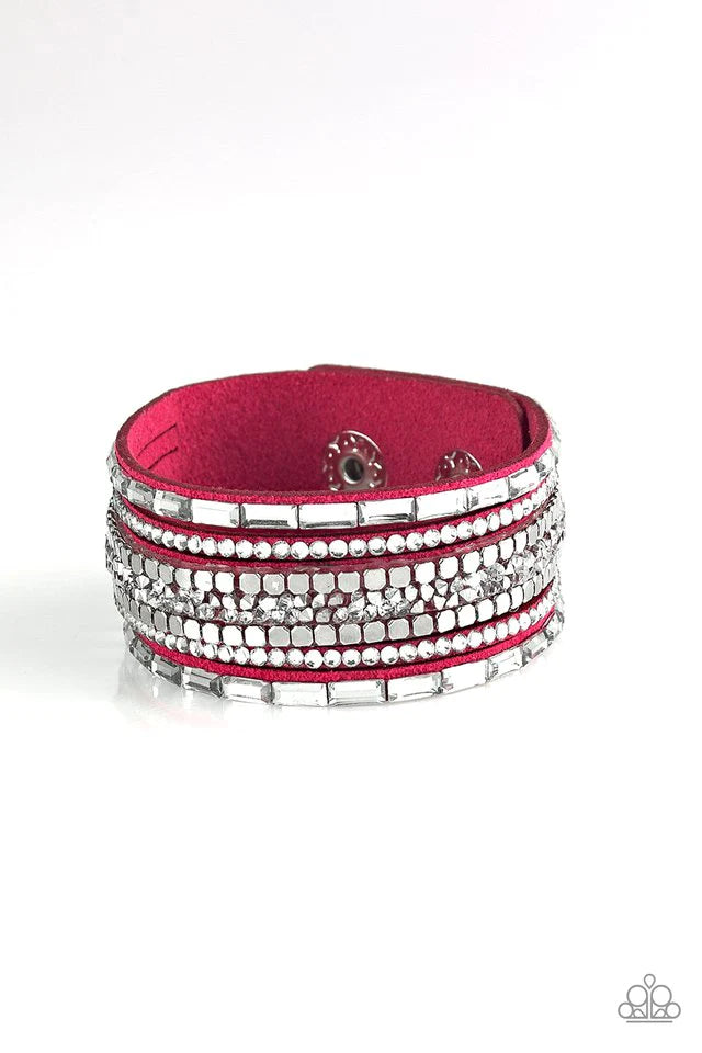Rebel In Rhinestones - Pink - Paparazzi