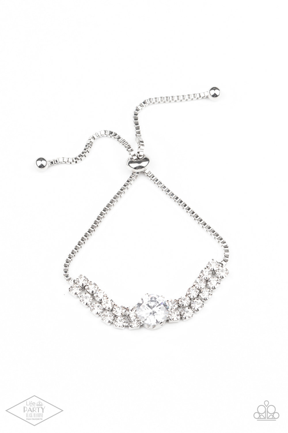 Gorgeously Glitzy - White - Paparazzi